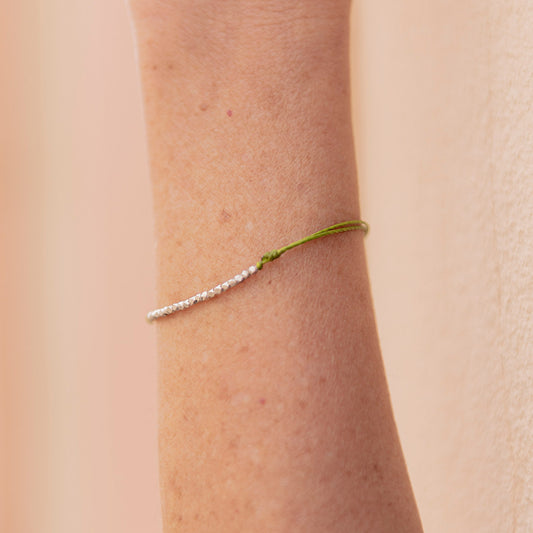 Olivia Braccialetto Cordoncino Argento 925