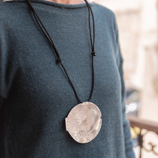 Pesce Palla Ciondolo Alluminio