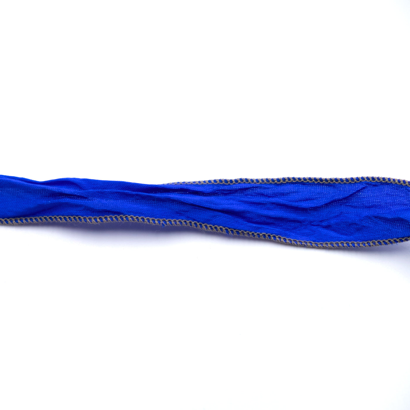 Bracciale Seta Tonalità Blu