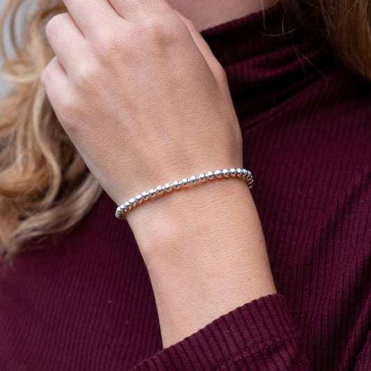 Bracciale Argento Bollicine Medie