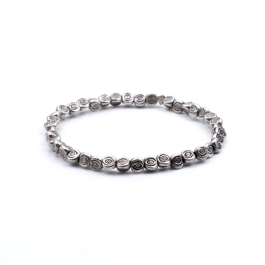 Bracciale Argento Pepita Grande Occhietto