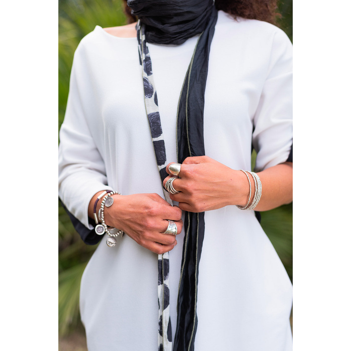 Bracciale Argento Charms Fiori