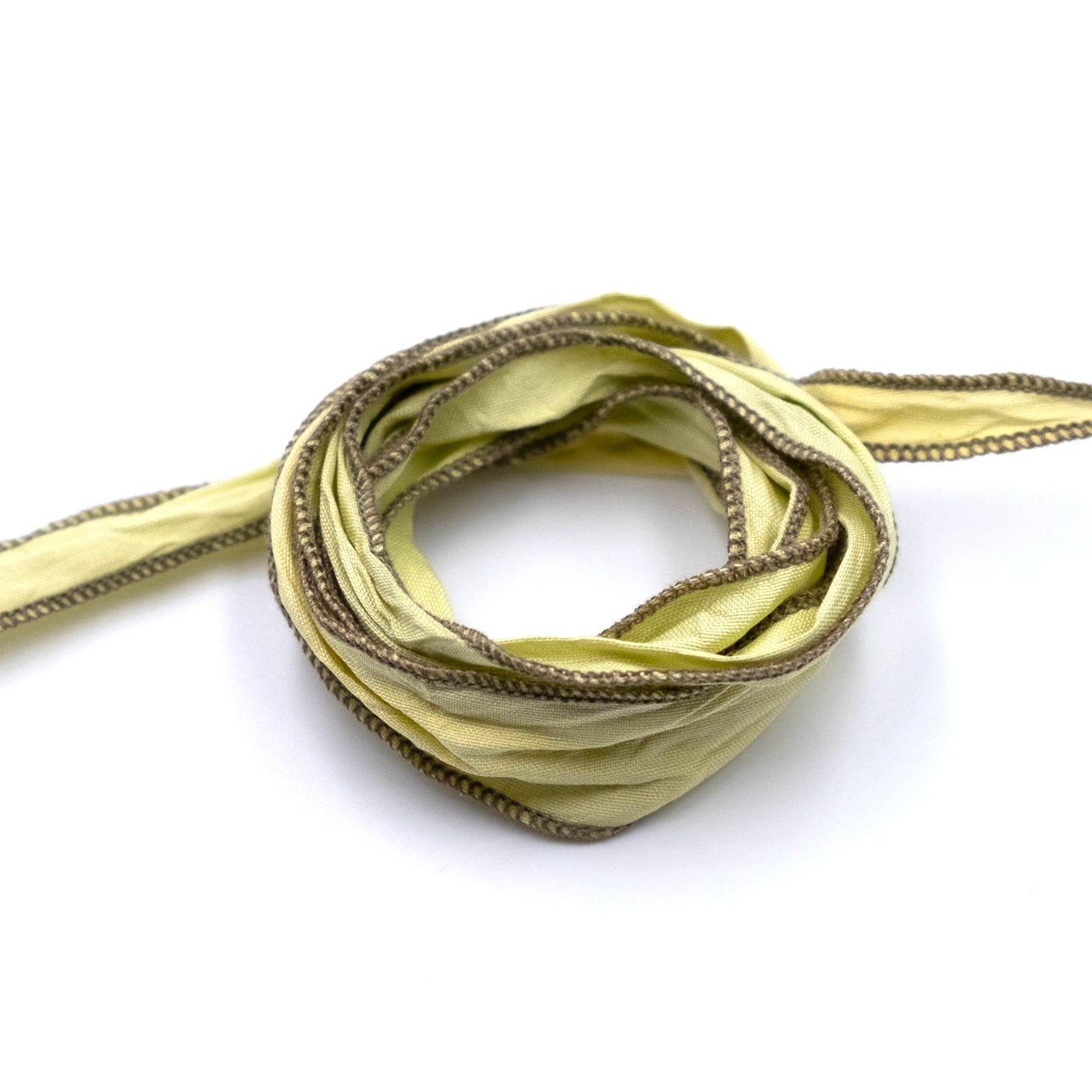 Bracciale Seta Tonalità Verde