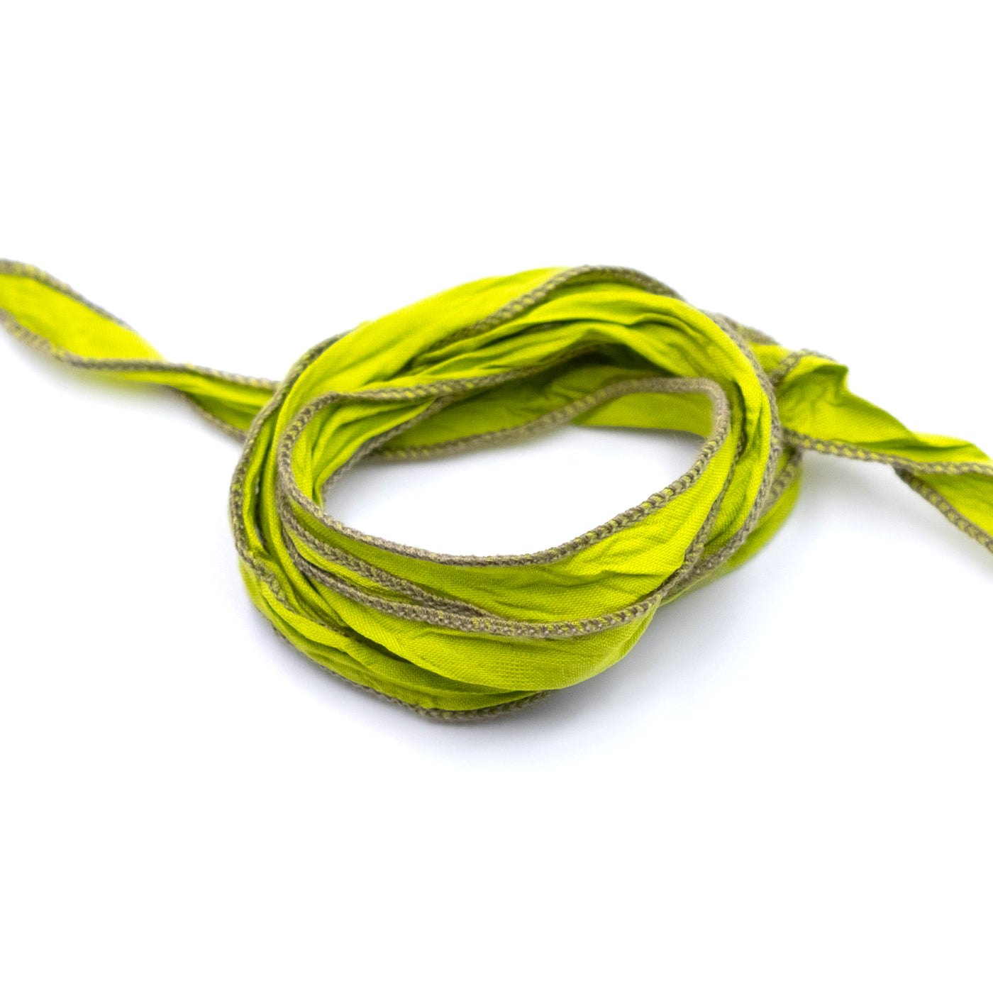 Bracciale Seta Tonalità Verde