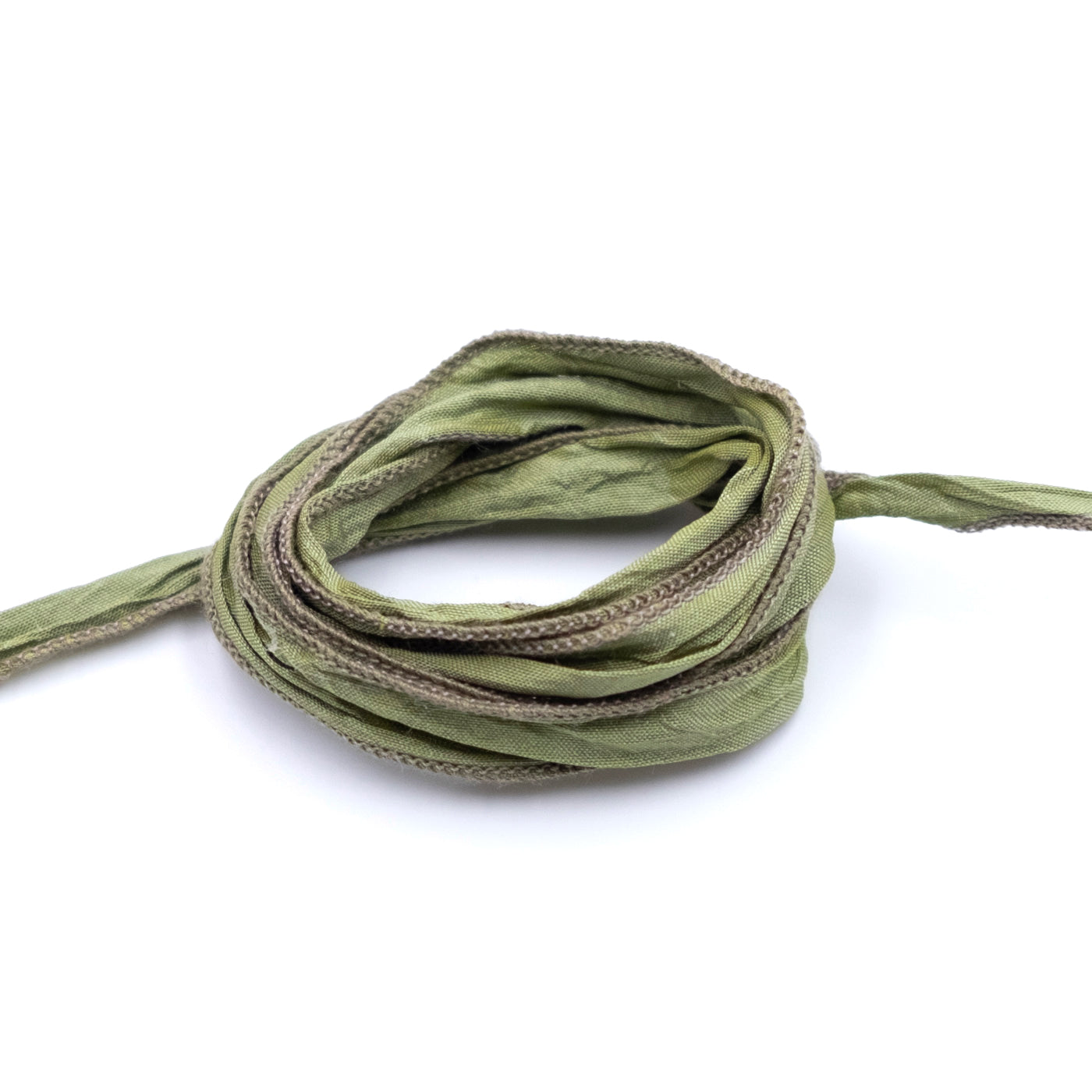 Bracciale Seta Tonalità Verde