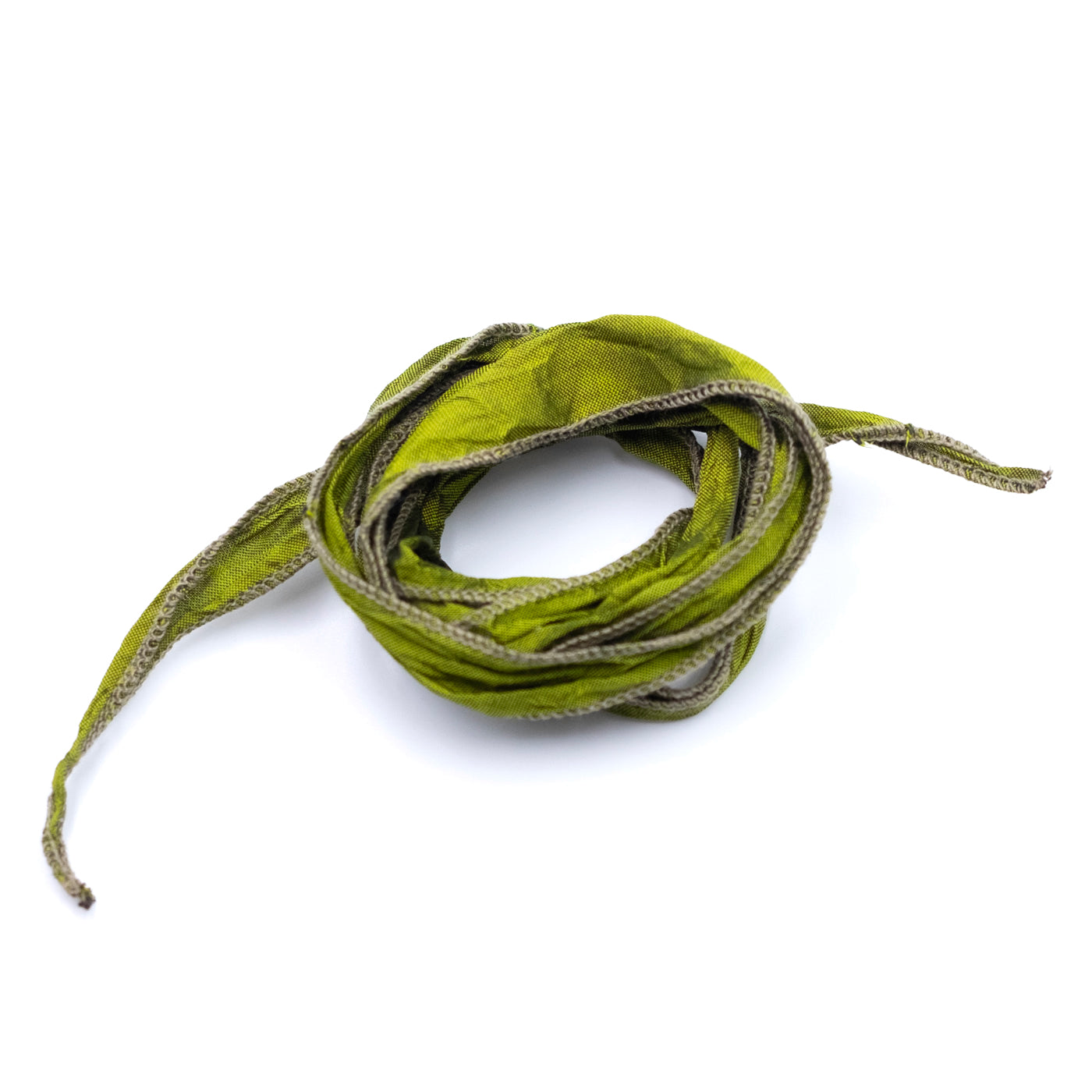 Bracciale Seta Tonalità Verde