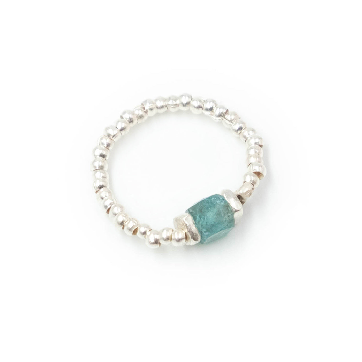 Anello Elastico Argento Apatite