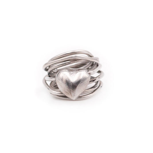 anello Alluminio Cuore