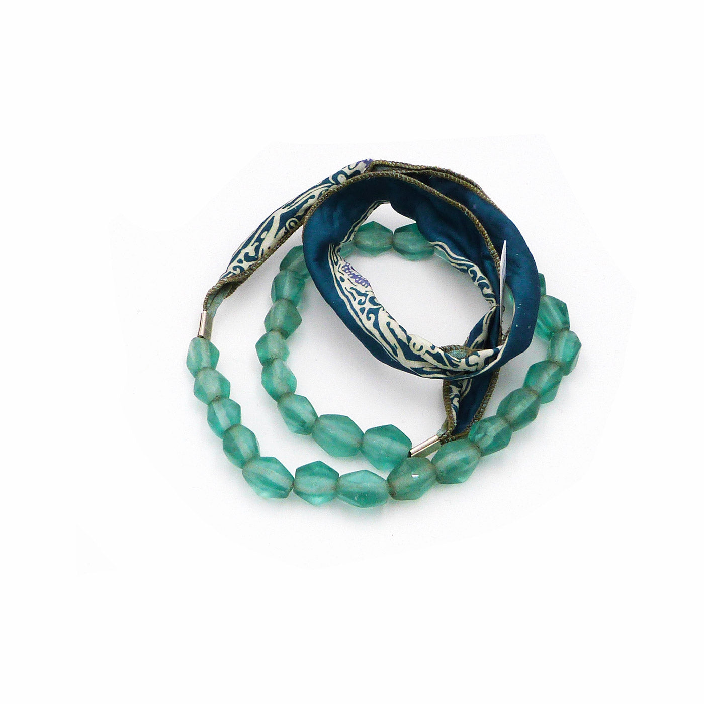 Bali Collana Seta e Vetro riciclato