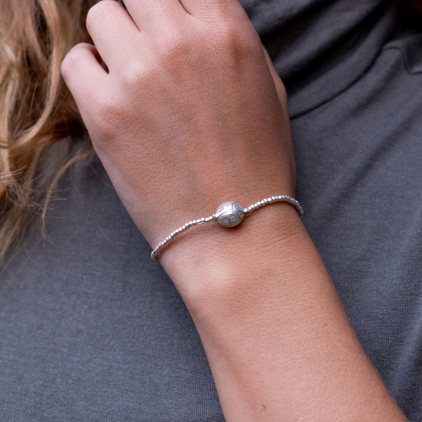 Bracciale Argento BIBA Coccinella