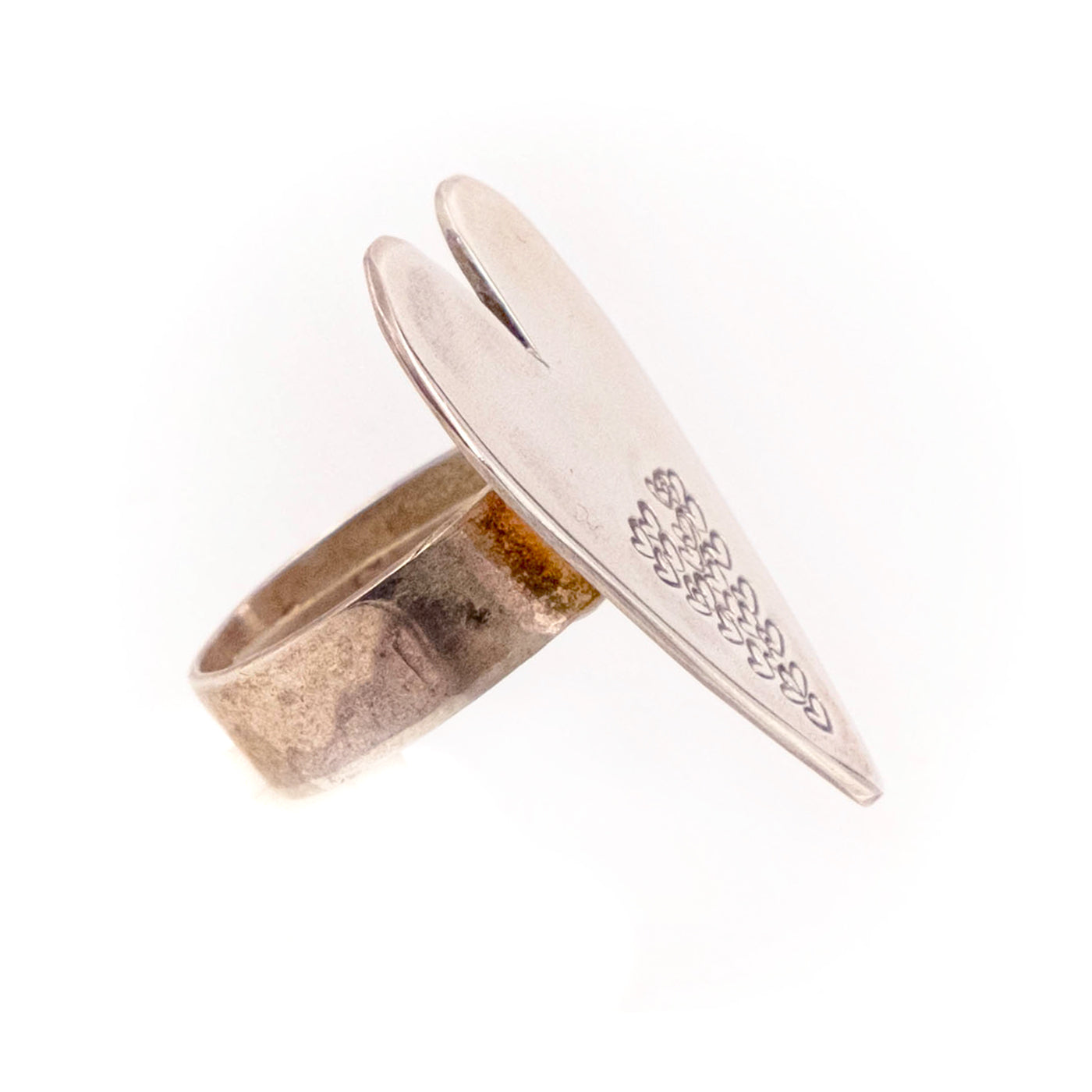 Anello Argento Cuori Diversi