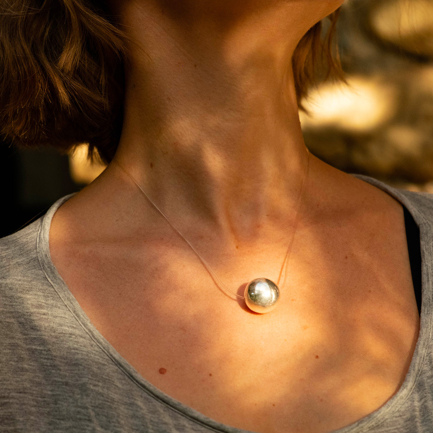 Elastico Girocollo Argento