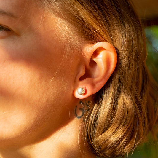 Luna Orecchini Lobo Argento