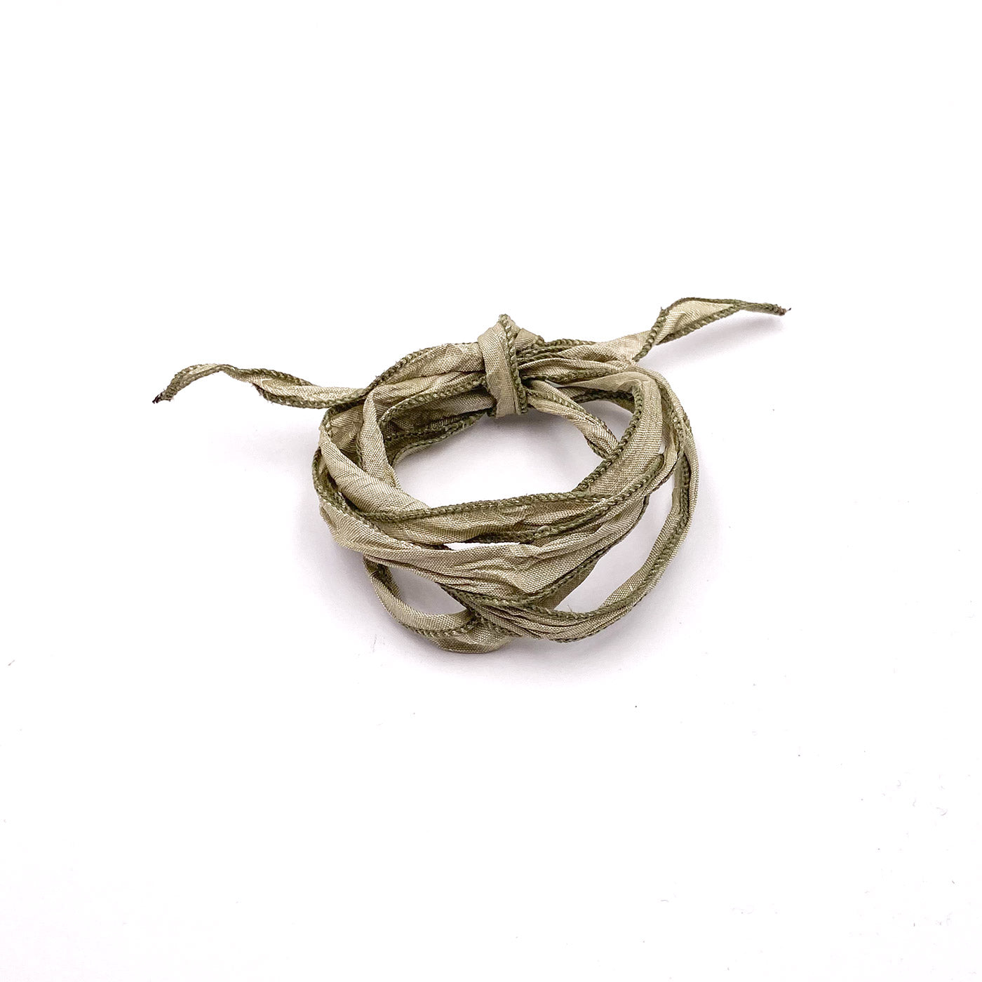 Bracciale Seta Tonalità Nero/Marrone