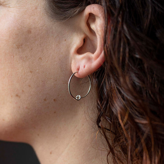 Cerchi Sera Orecchini Argento