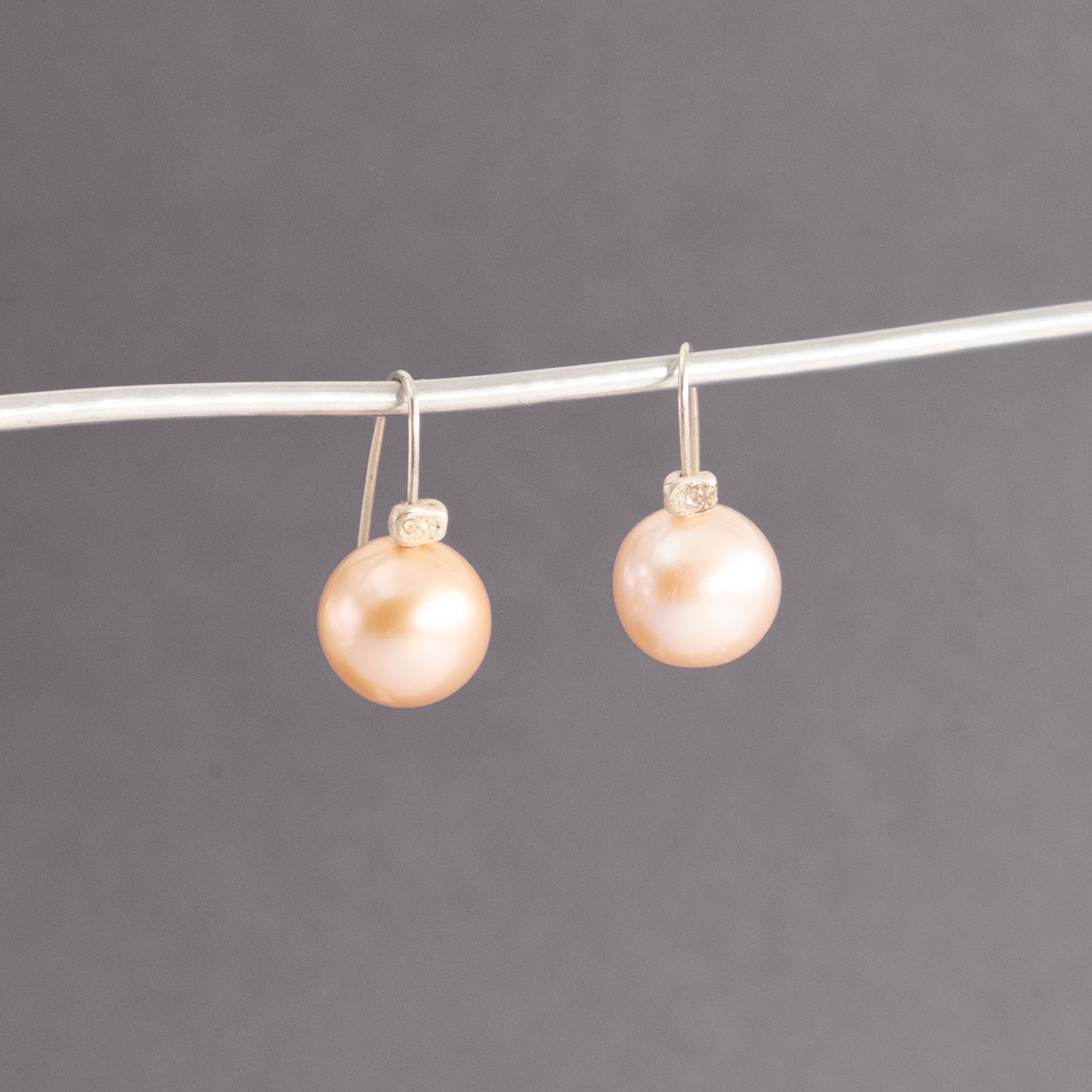 Perla Rosa Orecchini Argento