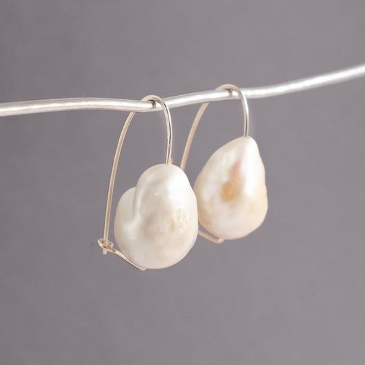 Perla Barocca orecchini Argento