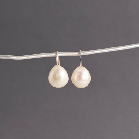 Perla Goccia Orecchini Argento