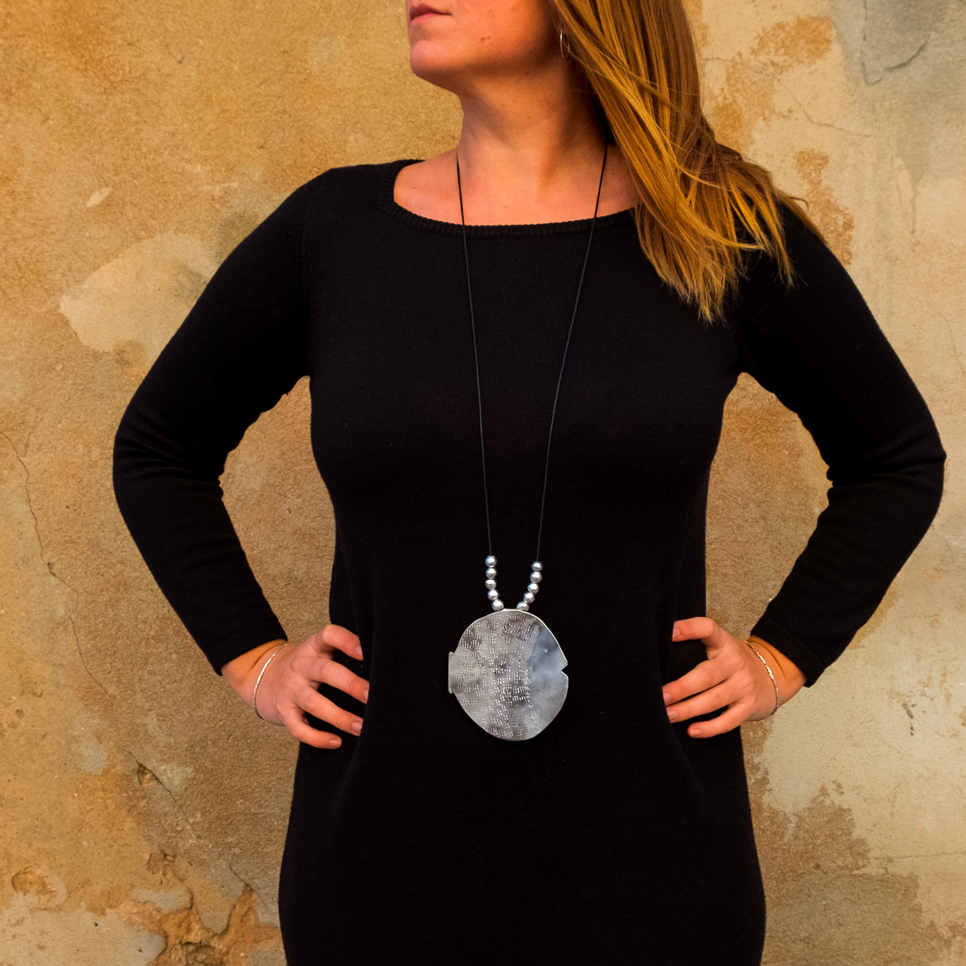 Pesce Collana Alluminio