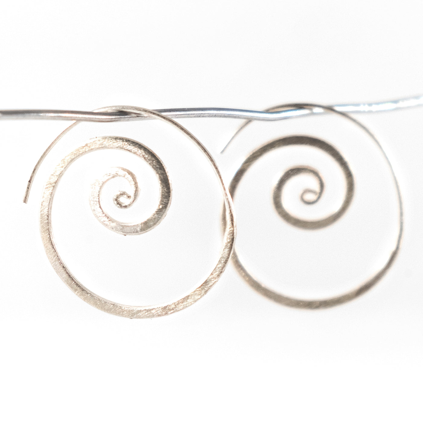 Vega Spirale Medio Orecchini Argento