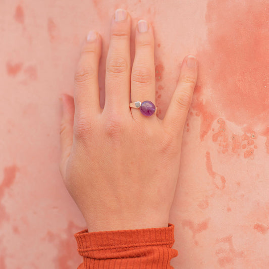 Ti TENGO Anello Argento Ametista