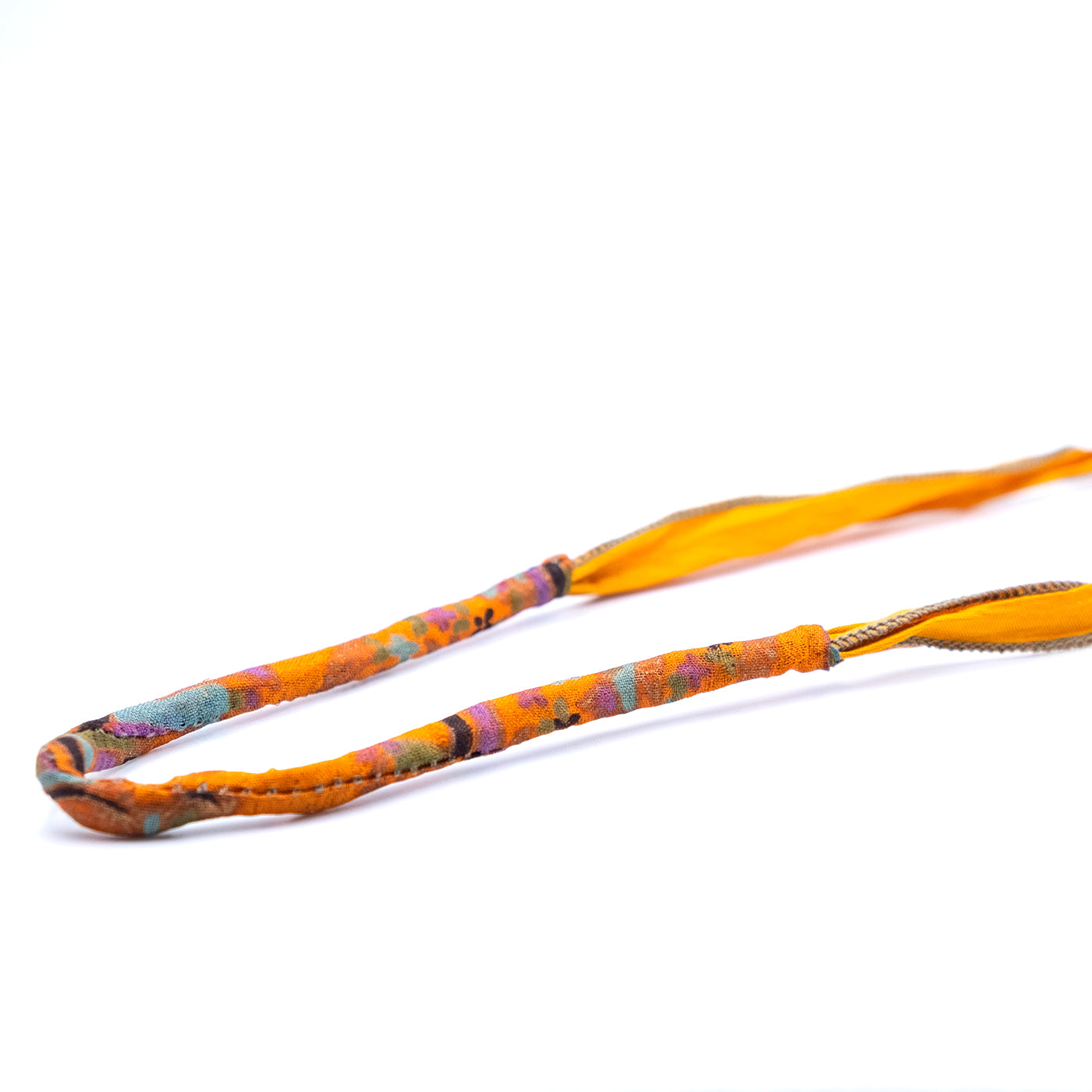 Bracciale Seta Calza Zafferano