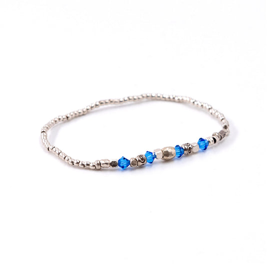 Glimma Bracciale Cristalli Argento