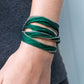 Bracciale Seta Tonalità Verde