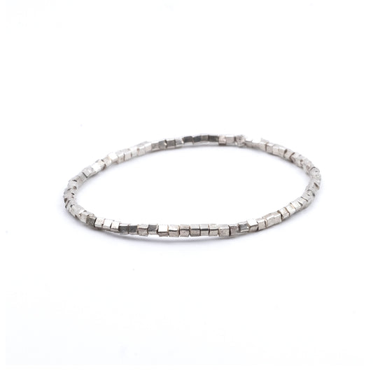 Bracciale Argento Cubo Piccolo