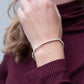 Bracciale Argento Sfaccettata Pepita Media