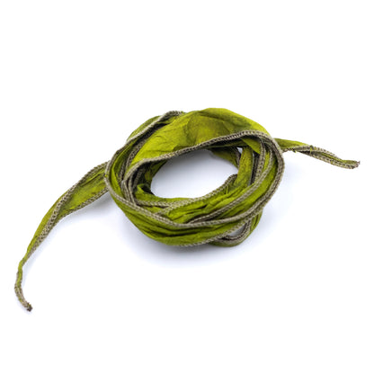 Bracciale Seta Tonalità Verde