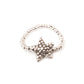 Anello Elastico Argento Stella Marina