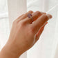 Anello Argento Cubo Ametista