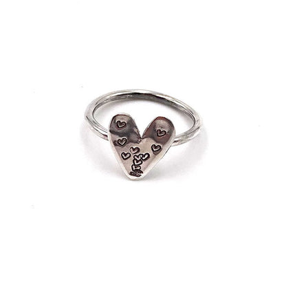 Anello Argento Cuoricino diverso