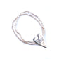 Bracciale Argento Doppio, Cuore Diverso