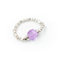 Anello Argento Cubo Ametista