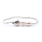 IDA Bracciale Argento Cuore Perla Ovale