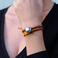 Bracciale Seta Calza Zafferano